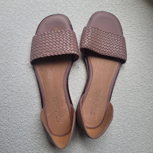 Madewell, The Nelda d'Orsay Flat: Woven Edition, Warm Thistle,‎ Size 7 - Picture 6 of 13